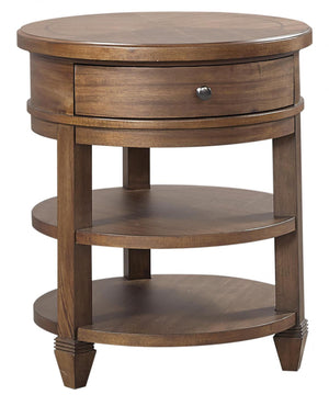 Aspenhome Thornton Traditional Round Nightstand I34-451T-SNA