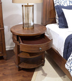 Aspenhome Thornton Traditional Round Nightstand I34-451T-SNA