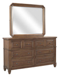 Aspenhome Thornton Traditional Mirror withJewelry Storage I34-463-SNA