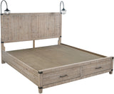 Foundry Farmhouse Queen Panel Storage Bed