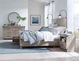 Aspenhome Foundry Farmhouse Queen Panel Storage Bed I349-403D-WST/I349-402-WST/I349-412-WST