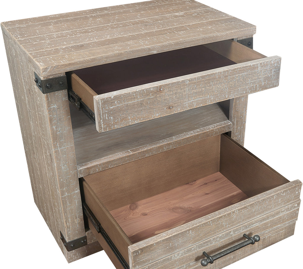 Aspenhome Foundry Farmhouse 1 Drawer Nightstand I349-451-WST