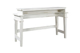 Aspenhome Reeds Farm Farmhouse Console Bar Table with Two Stools I358-9151-WWT