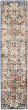 Bellini Vintage Bohemian Rug, Honey Gold/Blue, 2ft x 8ft, Runner