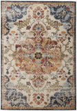 Bellini I3138 Machine Made Medallion Polypropylene / Polyester Rug