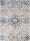 Bellini I39CU Machine Made Medallion Polypropylene / Polyester Rug