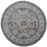 Bellini Vintage Bohemian Rug, Delphinium Blue/Gray, 7ft-10in x 7ft-10in Round