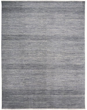 Janson Classic Striped Rug, Steel/Silver Gray, 11ft-6in x 15ft