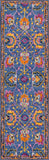 Momeni Ibiza IBI-3 Hand Tufted Traditional Oriental Indoor Area Rug Blue 8' x 10' IBIZAIBI-3BLU80A0