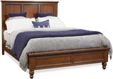 Aspenhome Cambridge Transitional Queen Panel Bed ICB-402L-BCH-1/ICB-403-BCH-1/ICB-492-BCH-KD-1