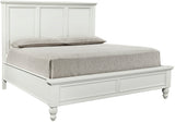 Aspenhome Cambridge Transitional Queen Panel Bed ICB-402L-WHT-1/ICB-403-WHT-1/ICB-492-WHT-KD-1