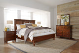 Aspenhome Cambridge Transitional King Panel Bed ICB-406L-BCH-1/ICB-407-BCH-1/ICB-495-BCH-KD-1