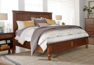 Aspenhome Cambridge Transitional Cal King Panel Storage Bed ICB-407D-BCH-1/ICB-495-BCH-KD-1/ICB-410L-BCH-1