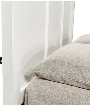 Aspenhome Cambridge Transitional Cal King Panel Bed ICB-495-WHT-KD-1/ICB-410L-WHT-1/ICB-407-WHT-1