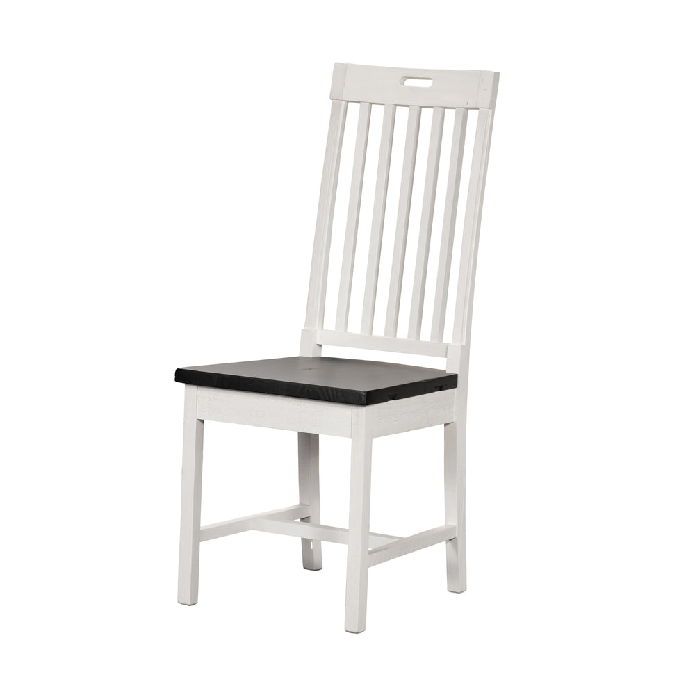 LH Imports Irish Coast Slat Back Hand Hole Chair ICD026-IL