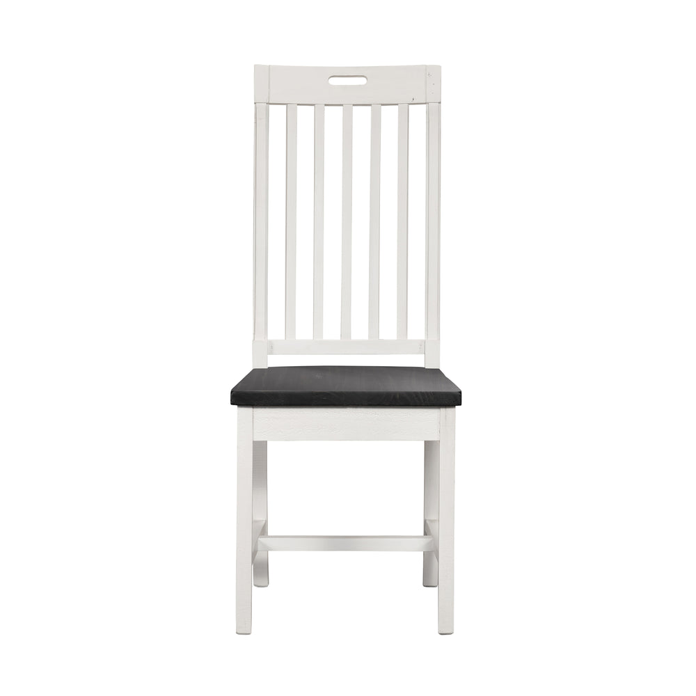 LH Imports Irish Coast Slat Back Hand Hole Chair ICD026-IL