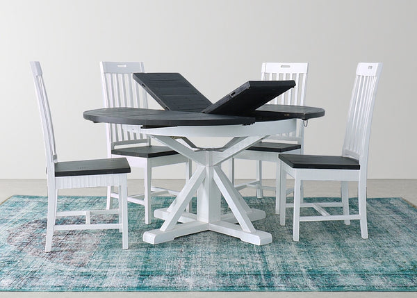 LH Imports Irish Coast Slat Back Hand Hole Chair ICD026-IL