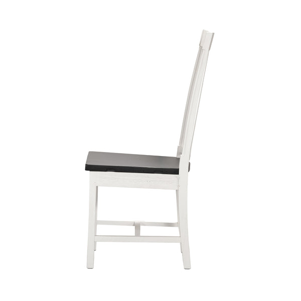 LH Imports Irish Coast Slat Back Hand Hole Chair ICD026-IL