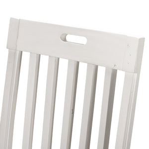 LH Imports Irish Coast Slat Back Hand Hole Chair ICD026-IL