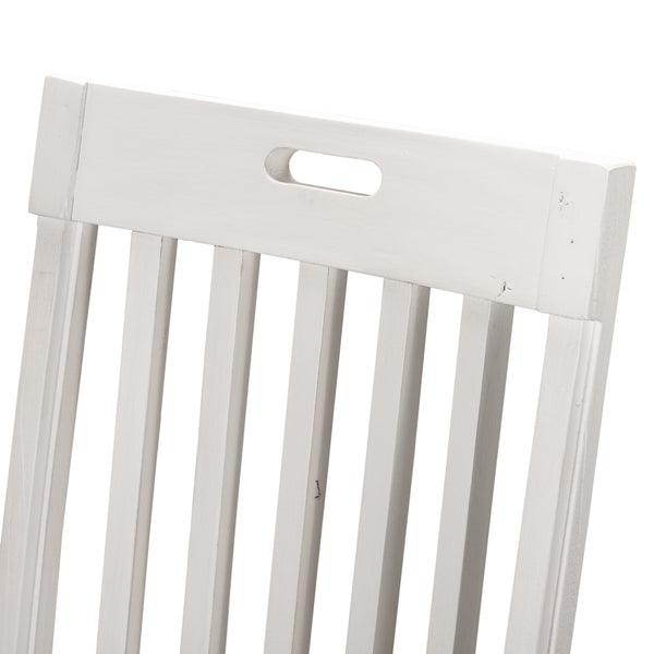 LH Imports Irish Coast Slat Back Hand Hole Chair ICD026-IL