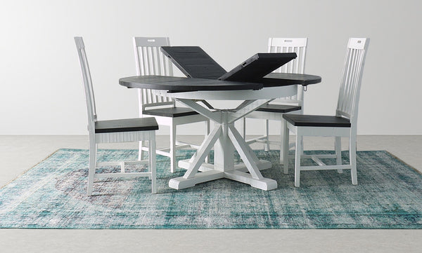 LH Imports Irish Coast Slat Back Hand Hole Chair ICD026-IL