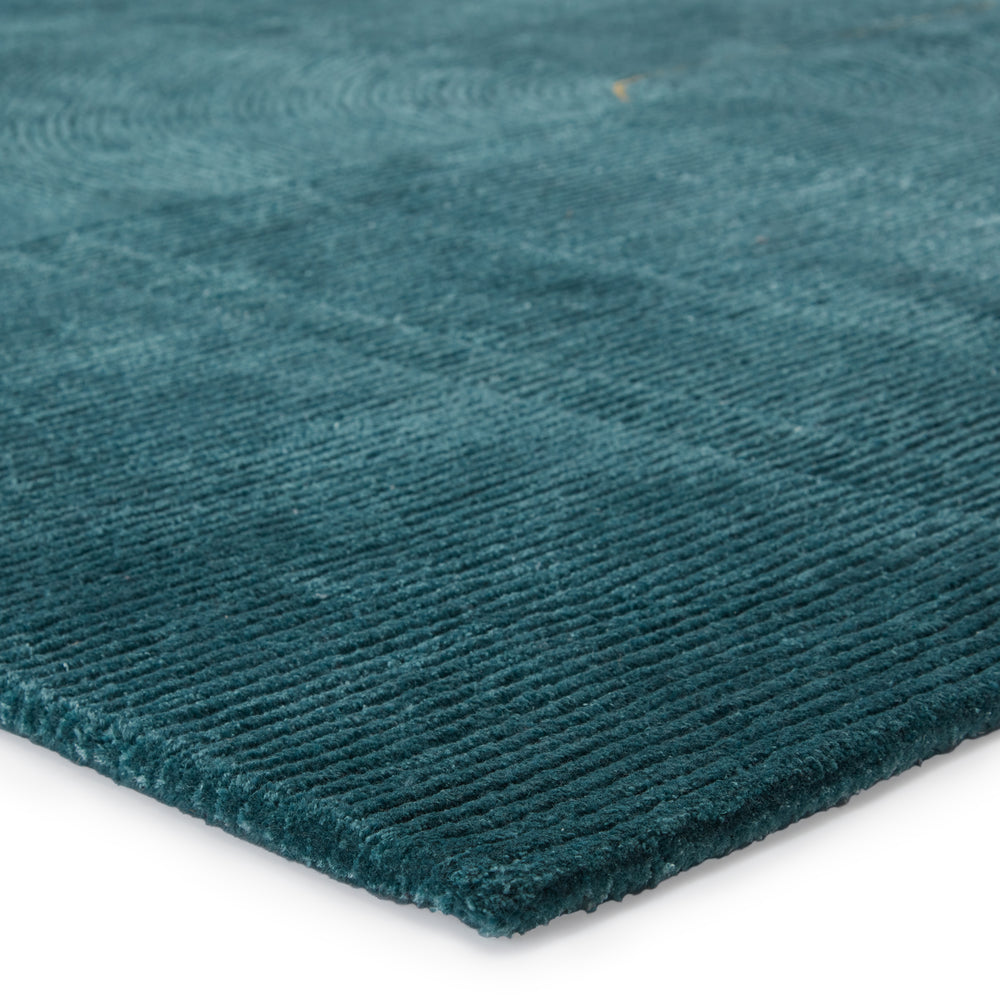 Jaipur Living Zephyr Handmade Abstract Teal/ Gold Area Rug (9'X12'5")
