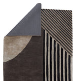 Jaipur Living Ginata Handmade Geometric Gray/ Black Area Rug (9'X15'9")