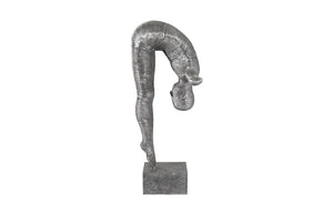 Diving Sculpture, Aluminum, Large