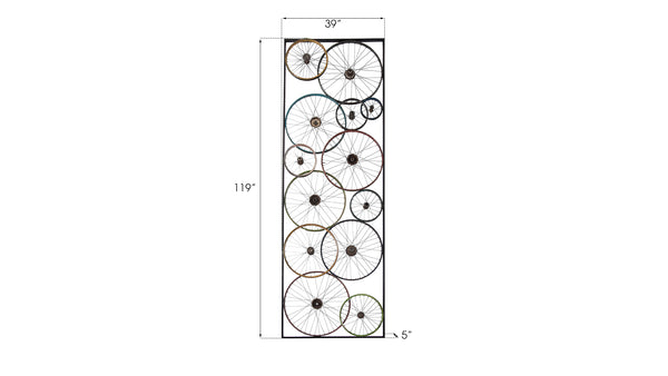 Bicycle Wheel Wall Art, Assorted
