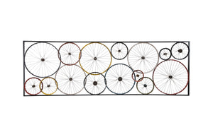 Bicycle Wheel Wall Art, Assorted