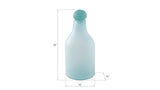 Frosted Glass Bottle, Medium