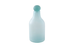 Frosted Glass Bottle, Medium