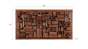 Asken Wall Art, Wood, LG