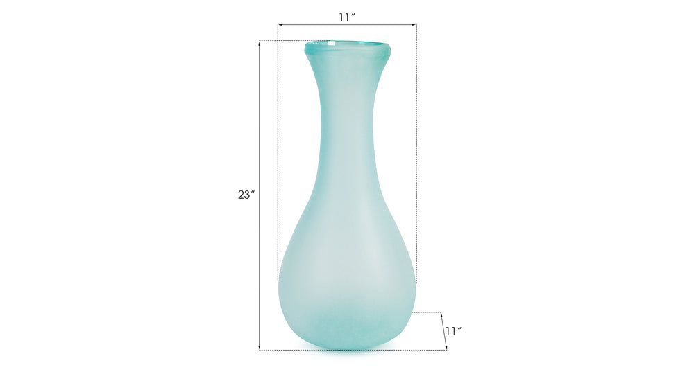 Frosted Tadpole Vase, LG