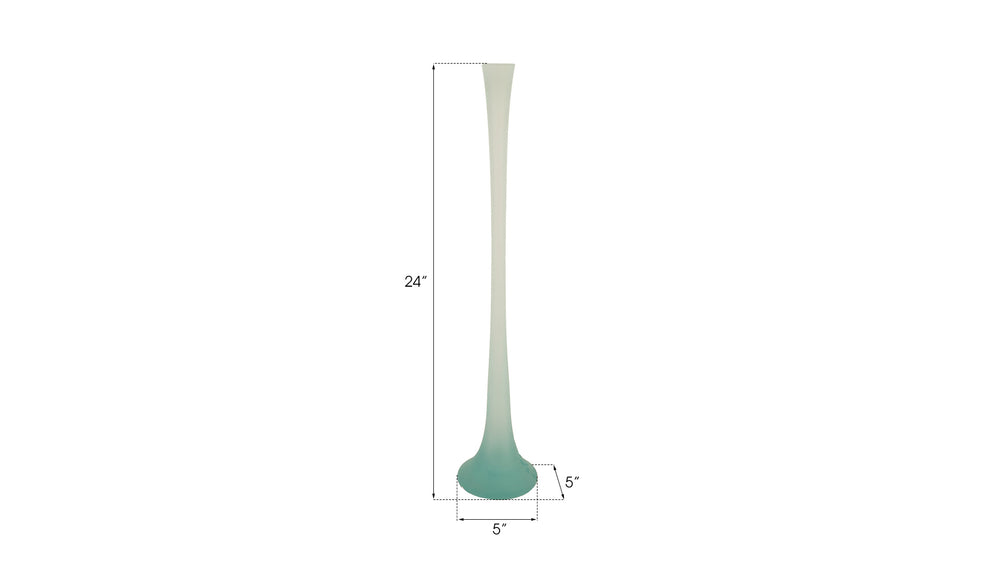 Frosted Glass Vase, LG