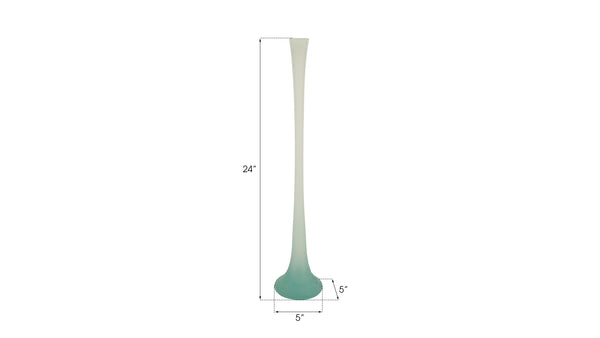 Frosted Glass Vase, LG
