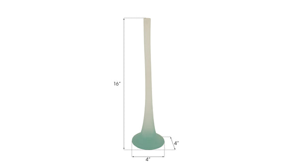 Frosted Glass Vase, MD