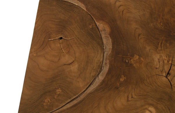 Teak Puzzle Side Table