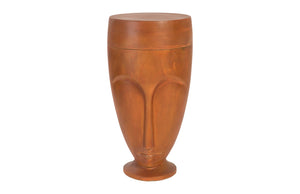 Face Tower Pedestal, Copper Finish