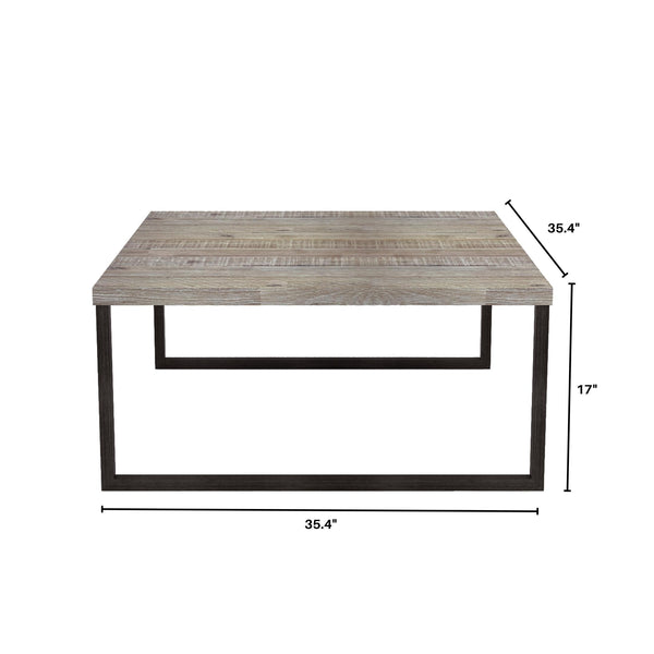 LH Imports Irondale Square Coffee Table IDA032