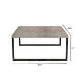 LH Imports Irondale Square Coffee Table IDA032