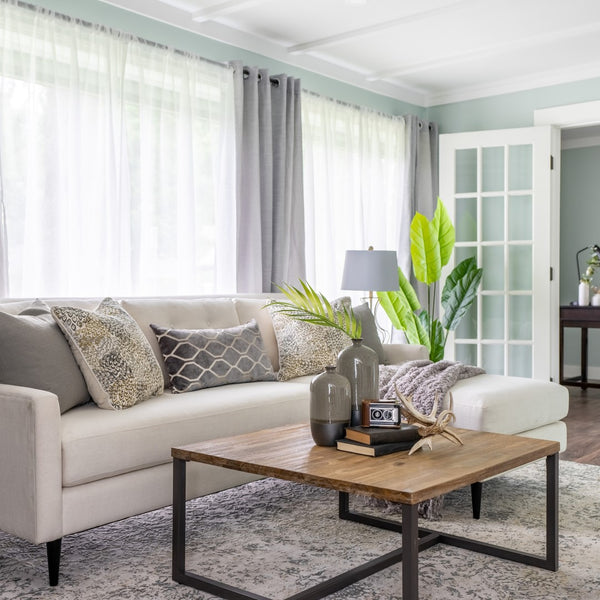 LH Imports Irondale Square Coffee Table IDA032