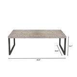 LH Imports Irondale Rectangular Coffee Table IDA034