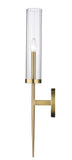 Bethel Gold Wall Sconce in Iron & Glass