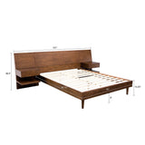 Clark king Bed with 2 nighstand