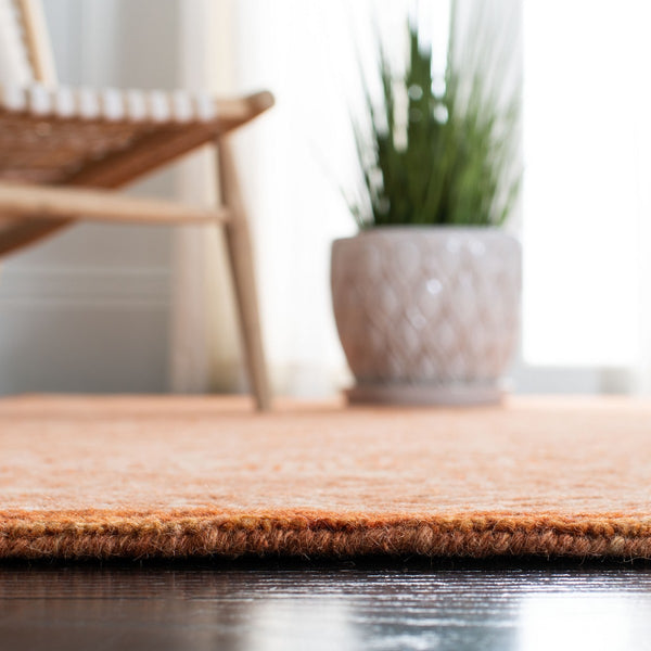 Ikat 506 Contemporary Hand Tufted 100% Wool Pile Rug Rust