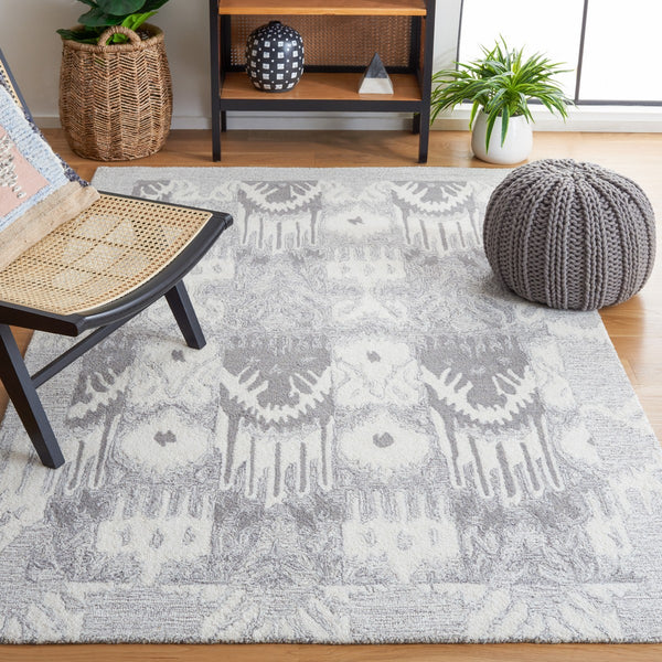 Safavieh Ikat 651 Hand Tufted 80% Wool/20% Cotton Rug IKT651F-8