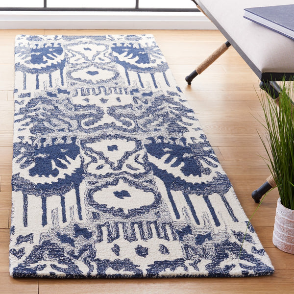 Safavieh Ikat 651 Hand Tufted 80% Wool/20% Cotton Rug IKT651M-8