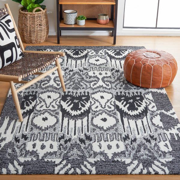 Safavieh Ikat 651 Hand Tufted 80% Wool/20% Cotton Rug IKT651Z-8