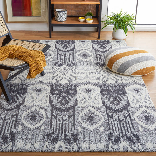 Safavieh Ikat 653 Hand Tufted 80% Wool/20% Cotton Rug IKT653Z-8